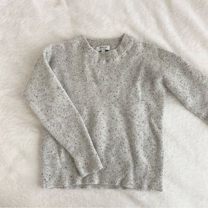 madewell | 100% cashmere donegal crewneck sweater